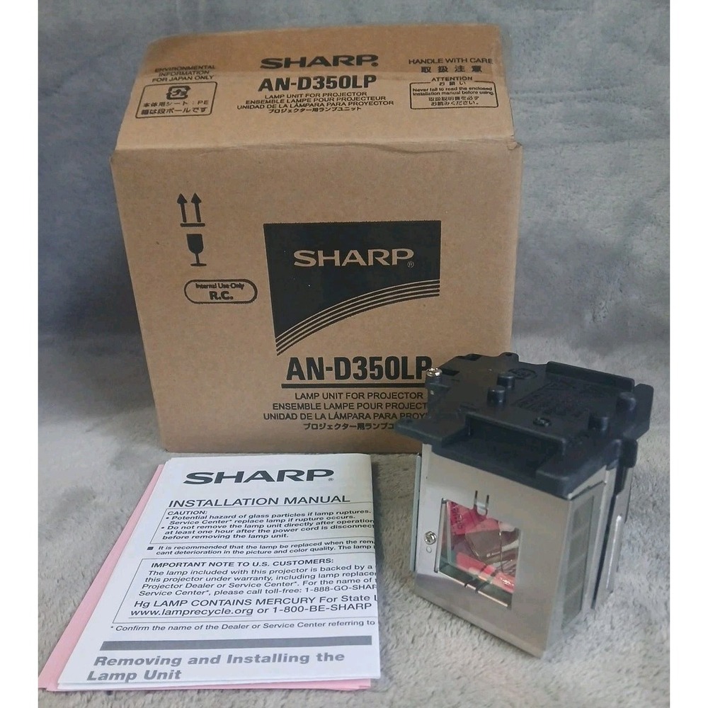 Sharp AN-D350LP Projector Lamp Replacement READ for Compatibility